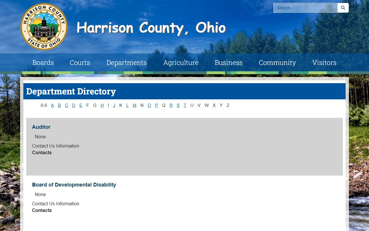 Harrison County Court of Common Pleas for court records in Harrison County Ohio